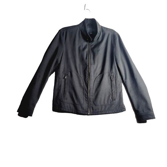 Banana Republic Men's Black Jacket Small Lightweight Outwear Minimalist Layer - Picture 4 of 12
